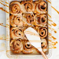 Tray of gula melaka sticky buns